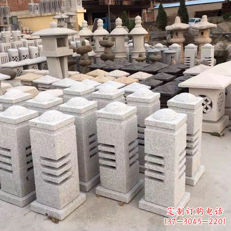 南京现代简约石雕灯笼