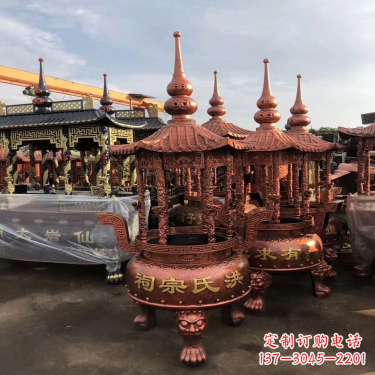 南京香炉铜雕