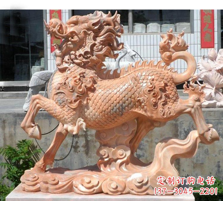南京祥云麒麟石雕