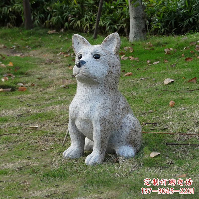 南京小狗花岗岩石雕
