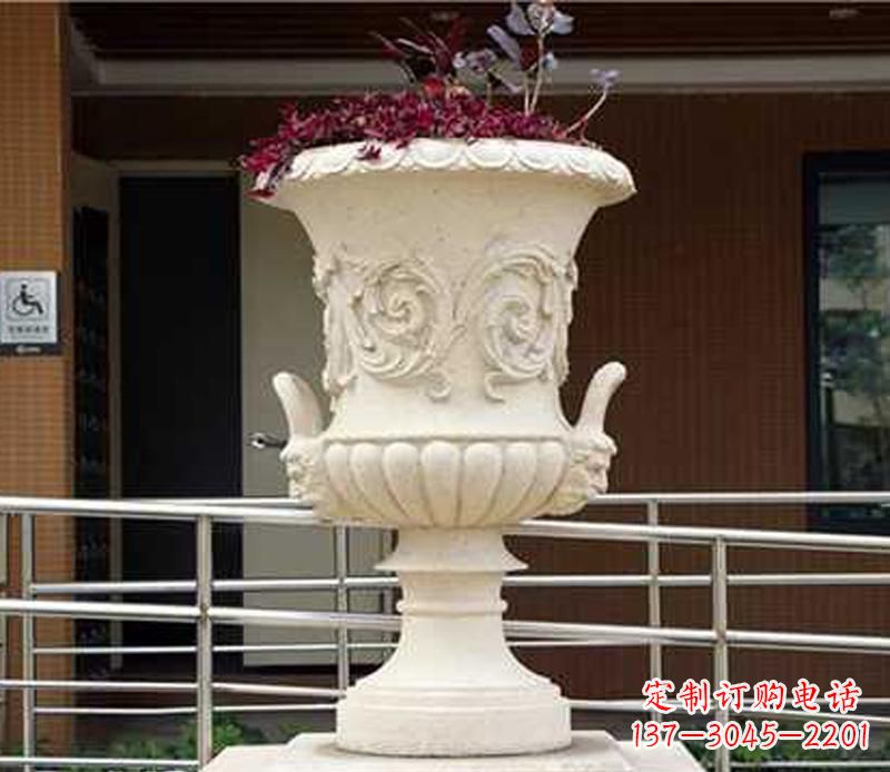 南京小区花盆景观石雕
