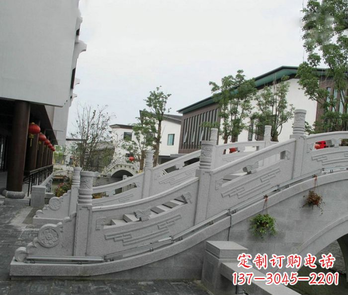 南京小区景观大理石拱桥