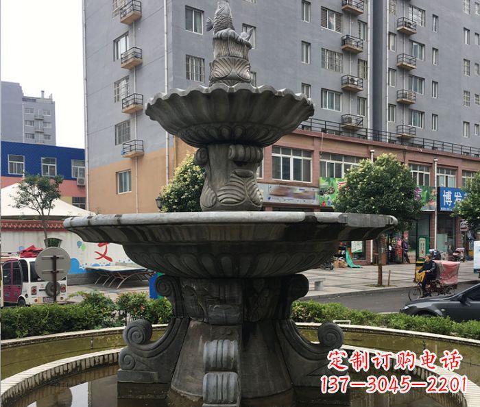 南京小区景观仿古喷泉石雕