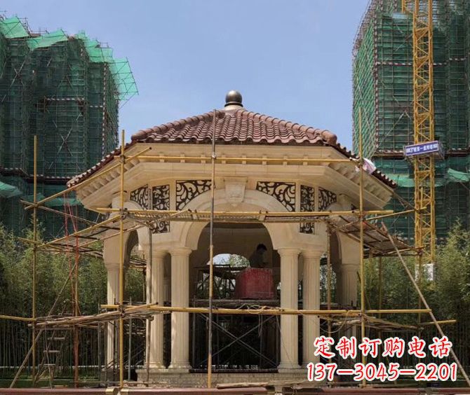 南京小区景观欧式凉亭石雕