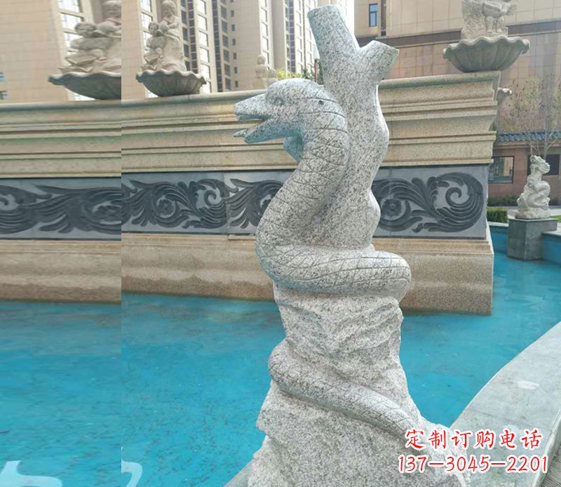 南京小区十二生肖雕塑动物石雕