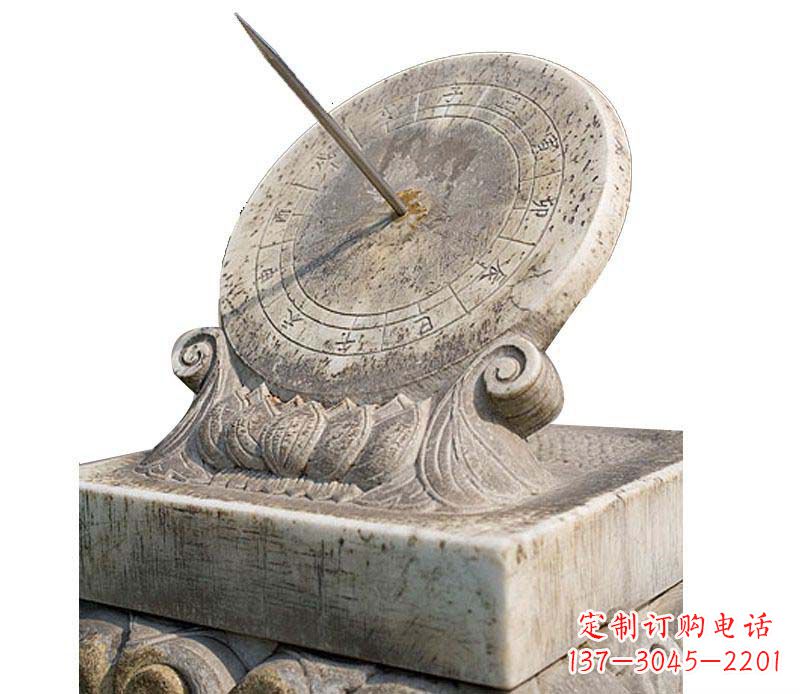 南京校园大理石日晷景观石雕