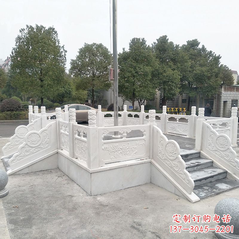 南京校园广场石雕升旗台