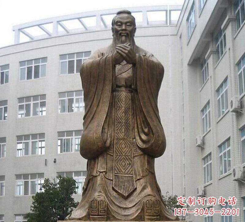 南京校园孔子铜雕222