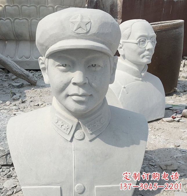 南京校园雷锋头像石雕