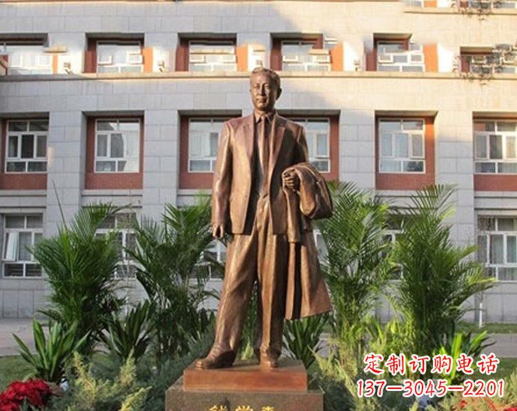 南京校园钱学森铜雕