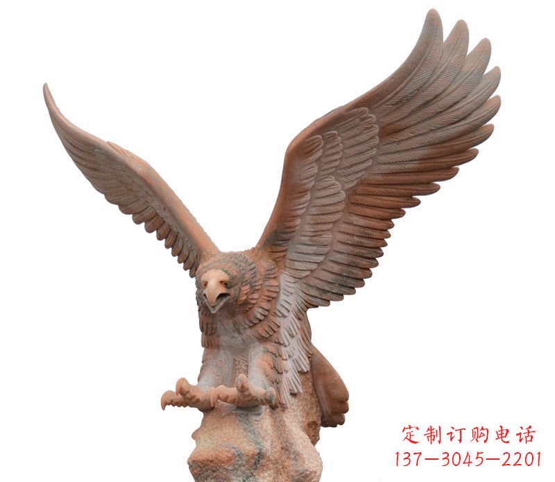 南京雄鹰展翅石雕