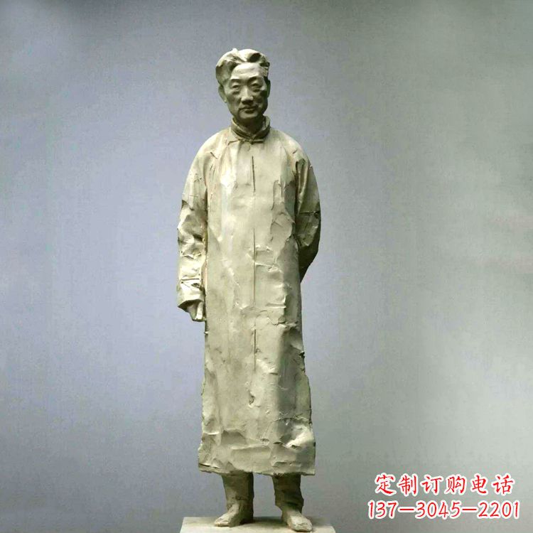南京徐悲鸿雕塑像石雕历史名人雕像