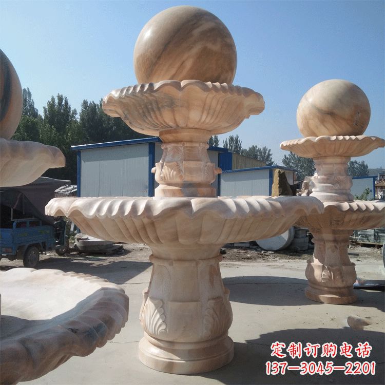 南京一米的喷泉石雕