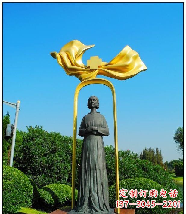 南京医院南丁格尔名人铜雕
