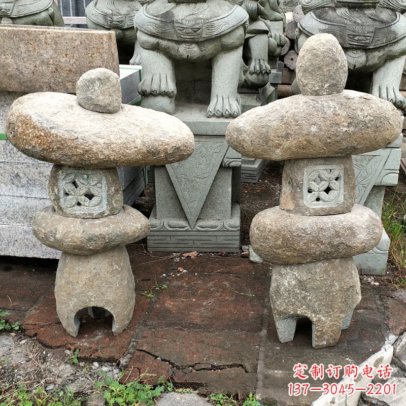 南京异形现代石灯笼