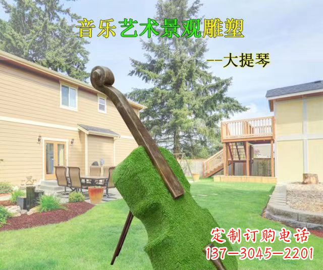 南京音乐艺术景观大提琴雕塑