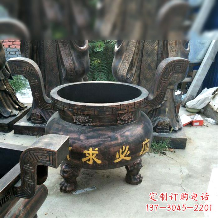 南京有求必应祈福铜雕香炉