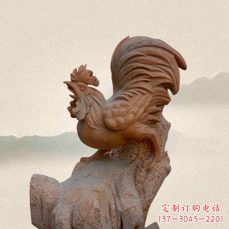 南京酉鸡景观石雕