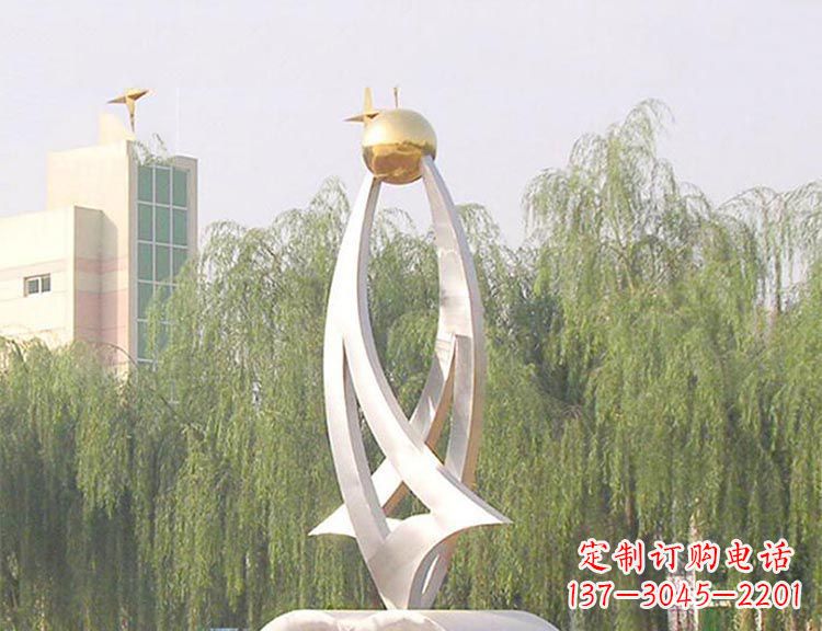 南京园林不锈钢创意书籍雕塑