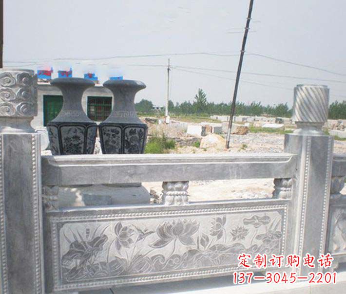 南京园林仿古石栏板景观石雕 (3)