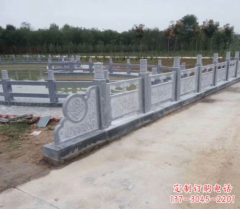 南京园林仿古石栏板景观石雕 (11)