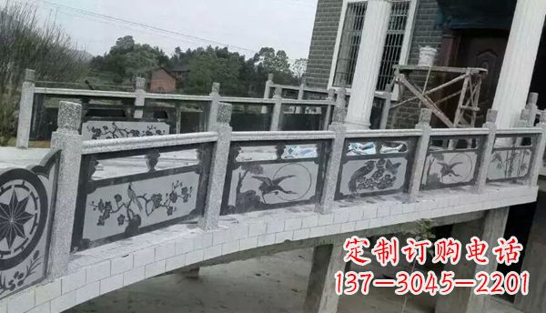 南京园林仿古石栏板景观石雕 (10)