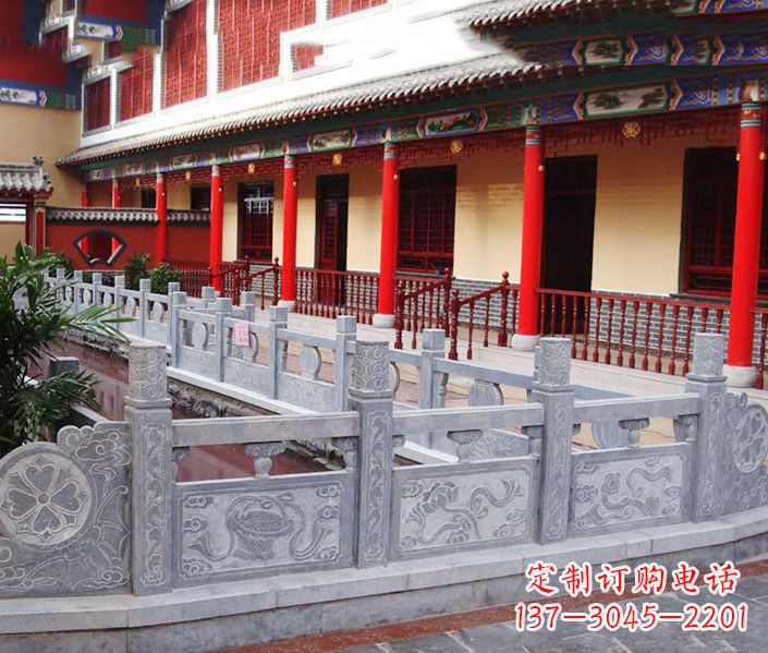 南京园林仿古石栏板景观石雕 (12)