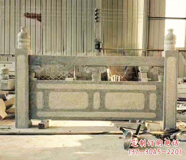 南京园林仿古石栏板景观石雕