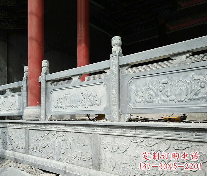 南京园林仿古石栏板景观石雕_1 (3)