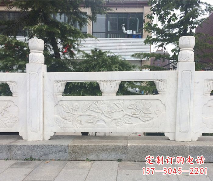 南京园林景观大理石浮雕栏板 (2)