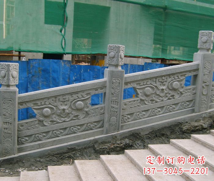 南京园林景观大理石栏板雕塑 (5)