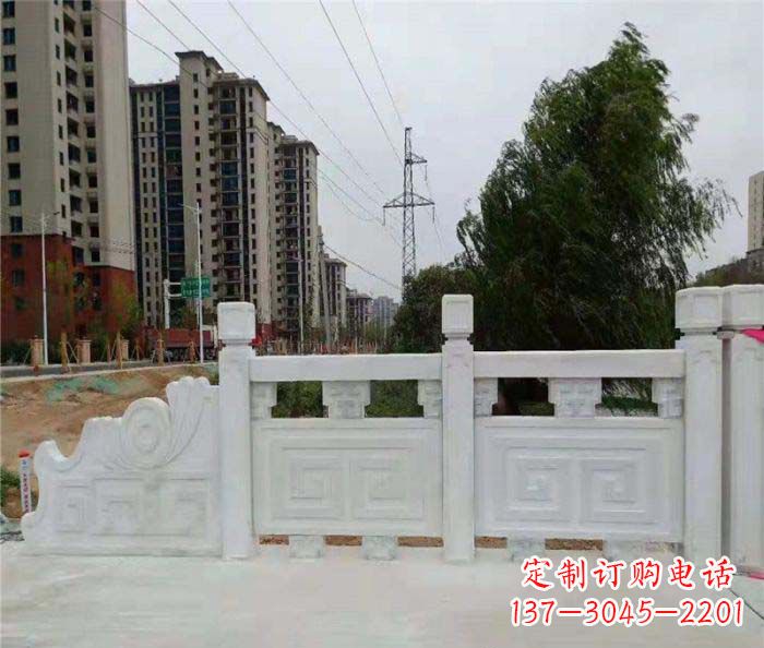 南京园林景观大理石栏板石雕 (5)
