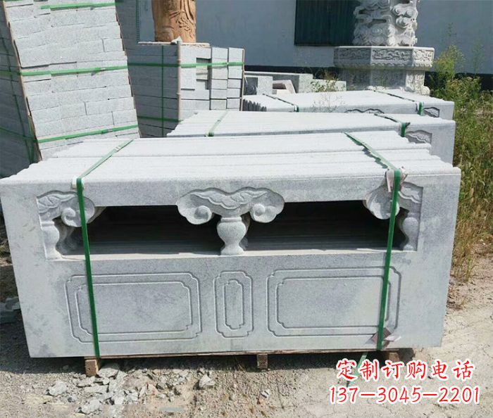 南京园林景观大理石栏板石雕 (13)