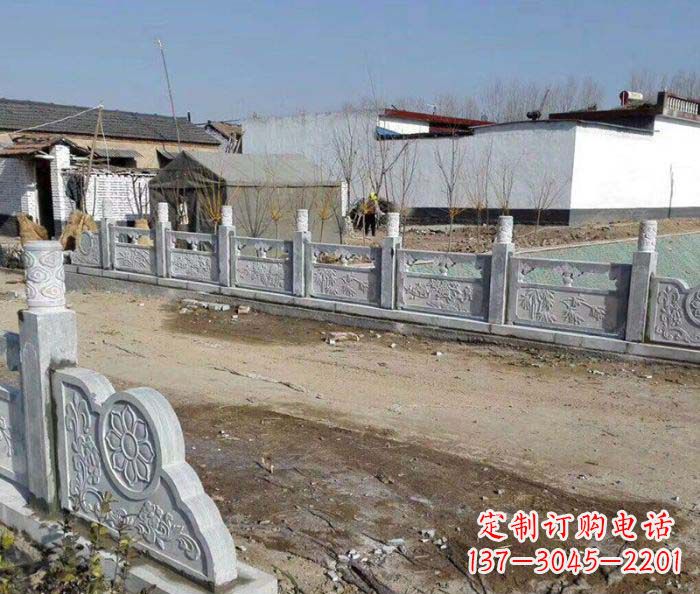 南京园林景观仿古栏板石雕