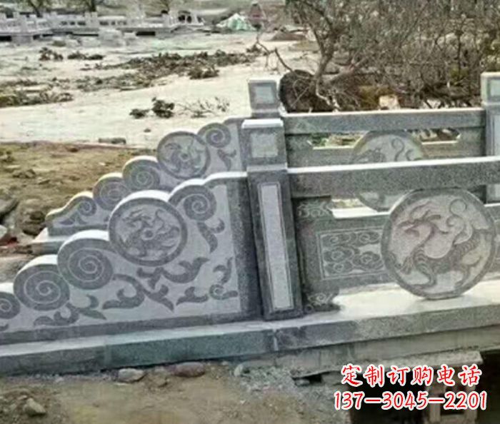 南京园林景观仿古石雕栏板 (10)