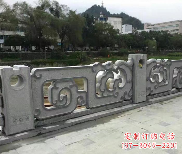 南京园林景观仿古石雕栏板_1