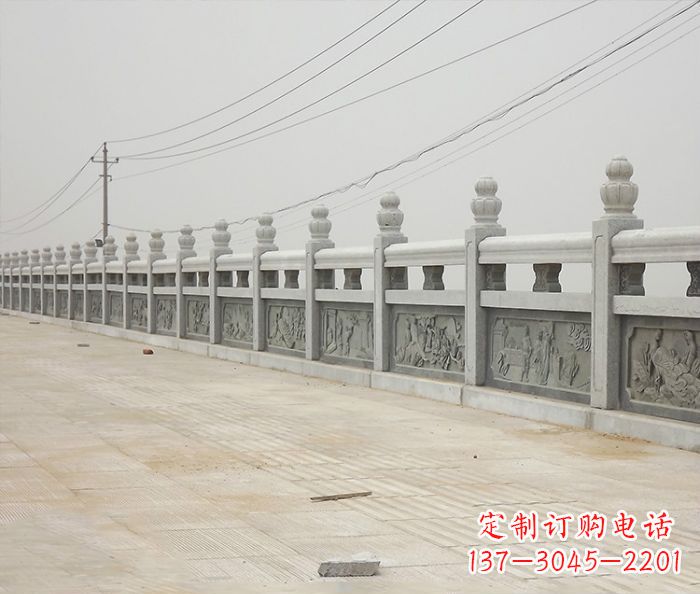 南京园林景观仿古石雕栏板_2