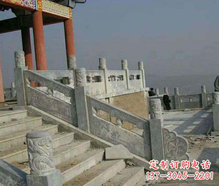 南京园林景观仿古石雕栏板