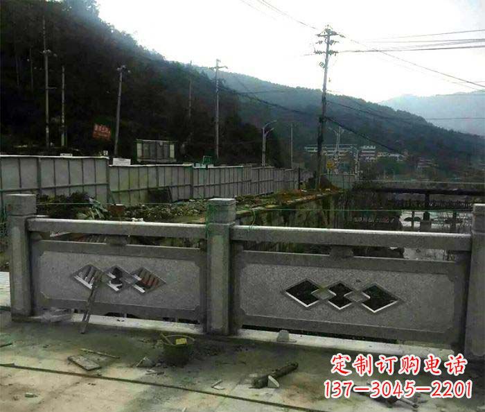 南京园林景观仿古石浮雕栏板 (2)