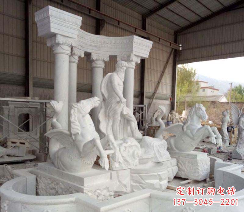 南京园林欧式喷泉景观石雕