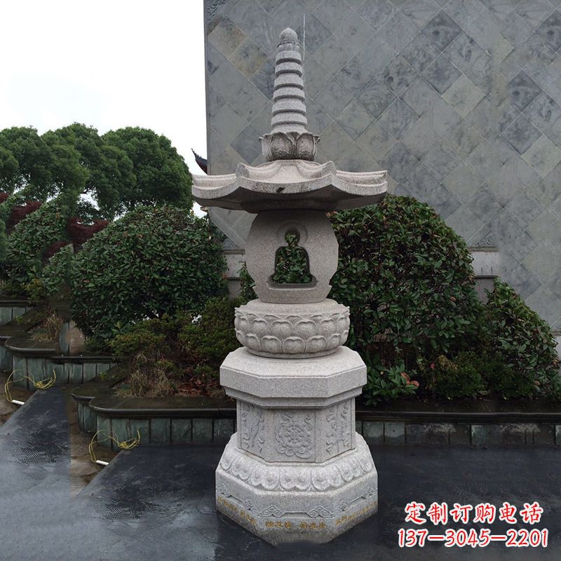 南京园林石雕灯笼
