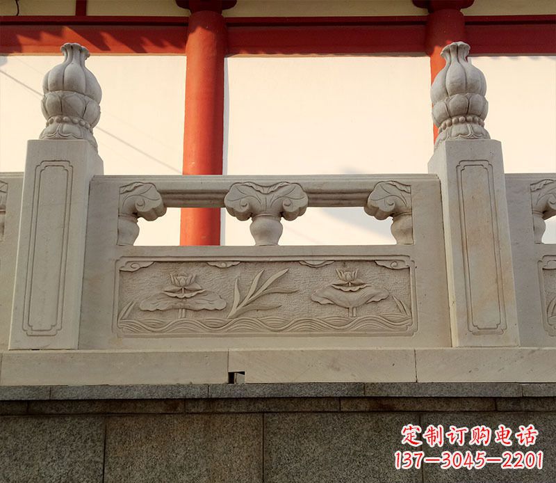 南京园林石浮雕栏板景观石雕 (2)