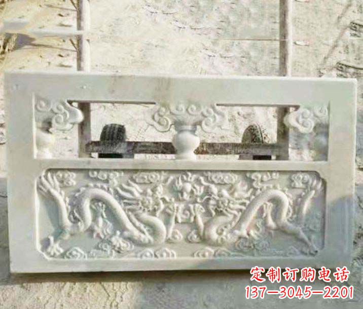 南京园林石浮雕栏板景观石雕