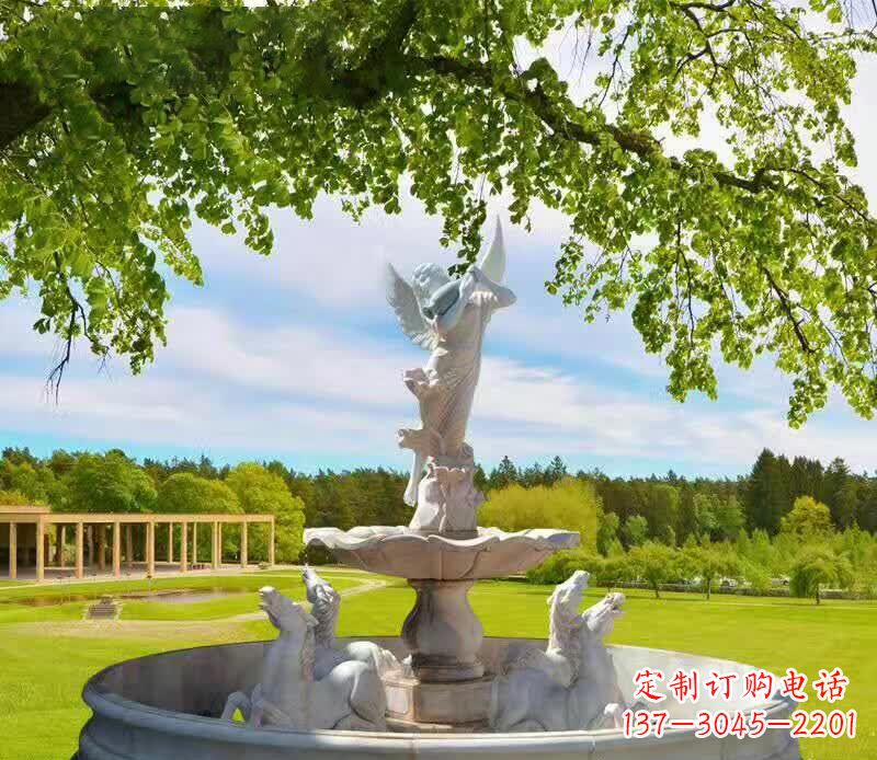 南京园林天使景观石雕