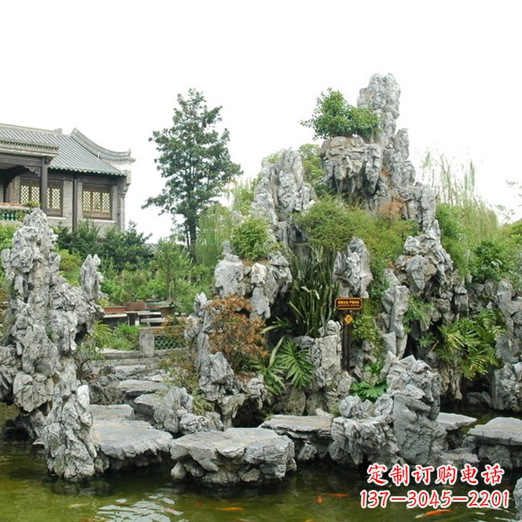 南京园林庭院奇石假山