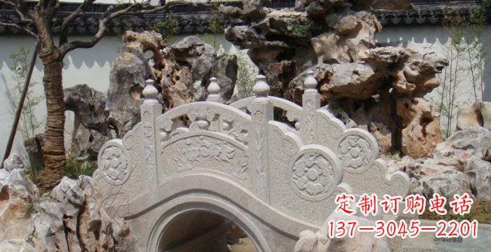 南京园林小型石拱桥
