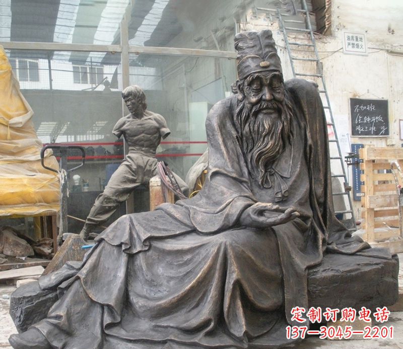 南京张仲景铜雕