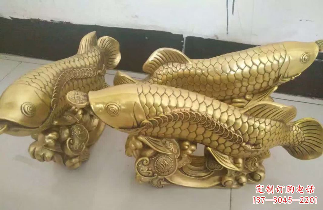 南京招财金龙鱼雕塑