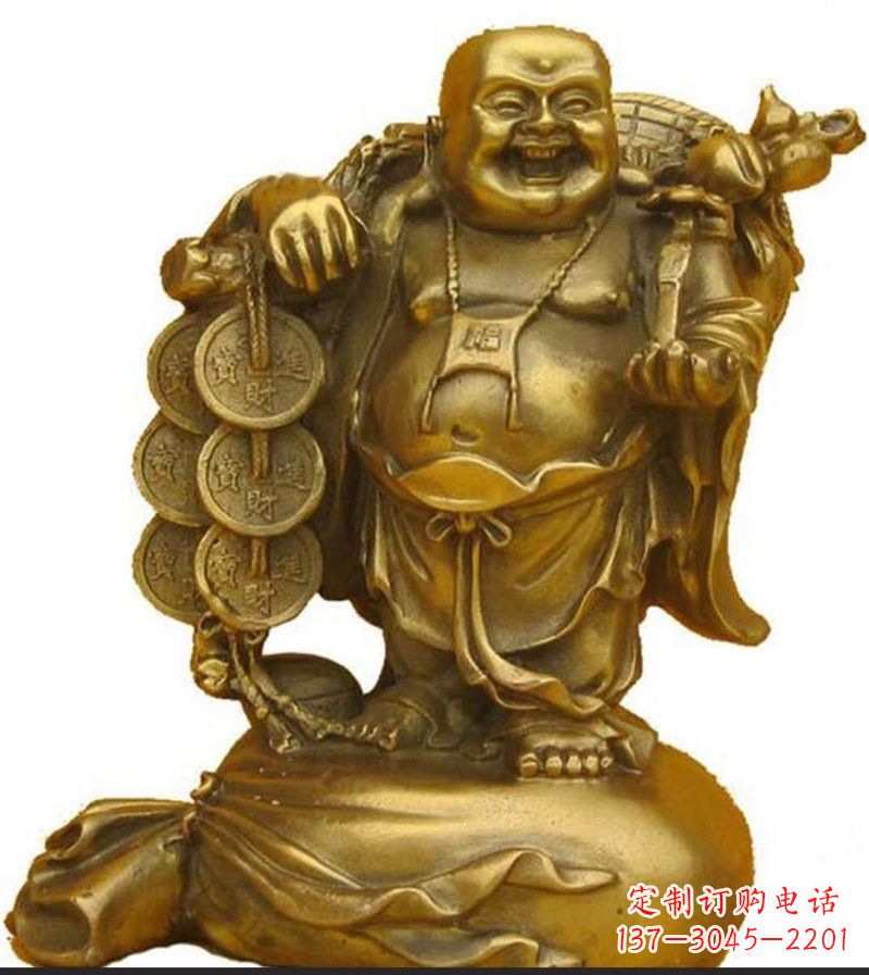 南京招财弥勒佛铜雕