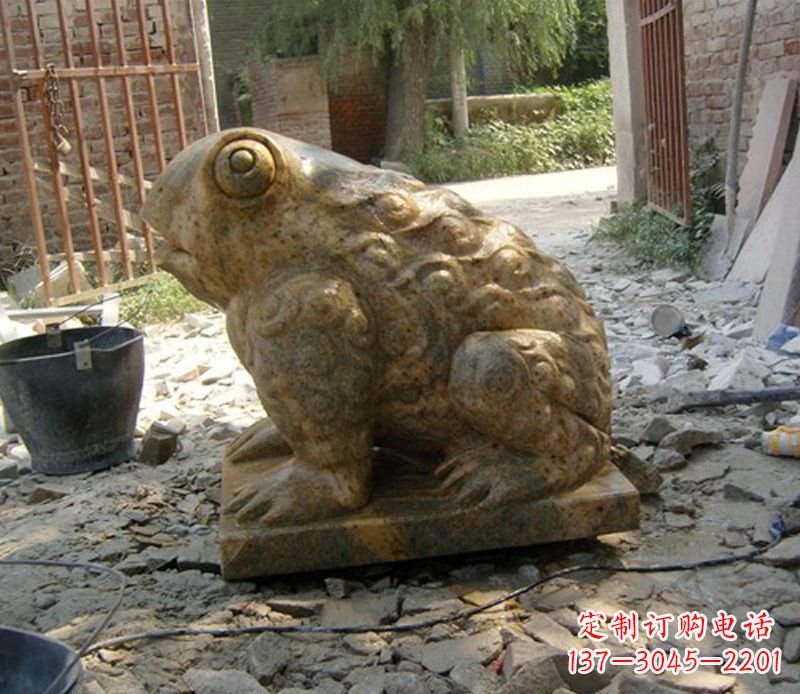 南京招财青蛙石雕